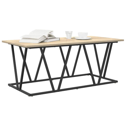 vidaXL Coffee Table Sonoma Oak 100 x 50 x 40 cm