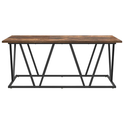 vidaXL Coffee Table Smoked Oak 100 x 50 x 40 cm