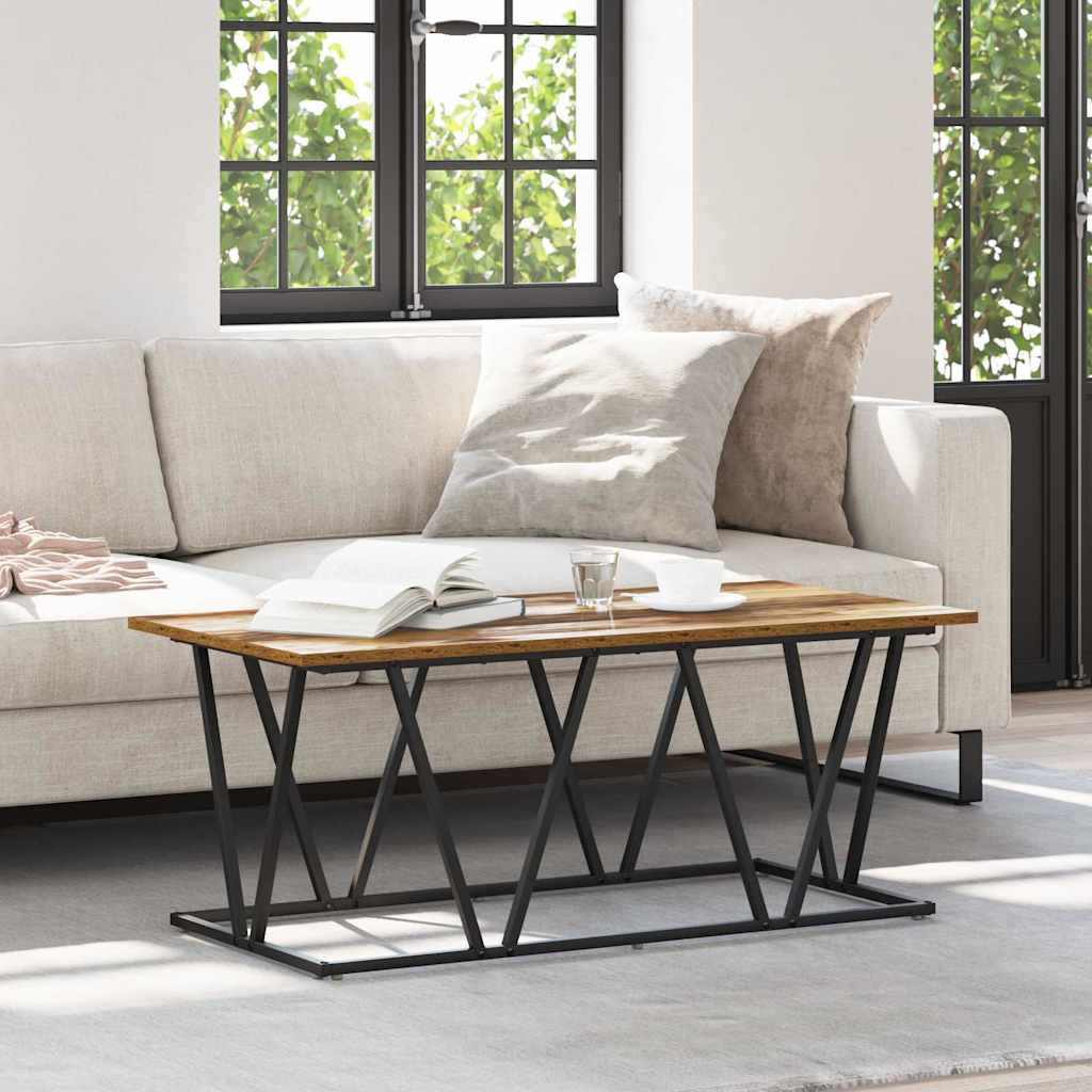 vidaXL Coffee Table Old Wood 100 x 50 x 40 cm