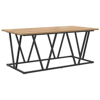 vidaXL Coffee Table Artisan Oak 100 x 50 x 40 cm
