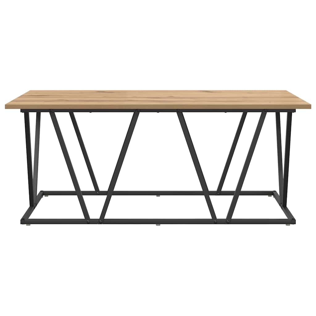 vidaXL Coffee Table Artisan Oak 100 x 50 x 40 cm