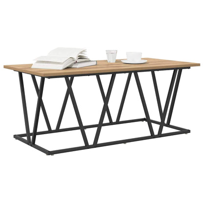 vidaXL Coffee Table Artisan Oak 100 x 50 x 40 cm
