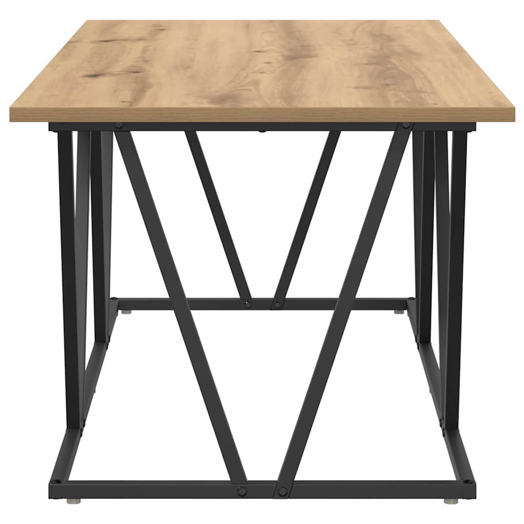 vidaXL Coffee Table Artisan Oak 100 x 50 x 40 cm
