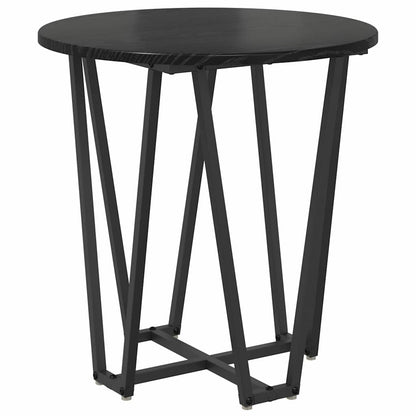 vidaXL Side Table Set 2 pcs Black Oak