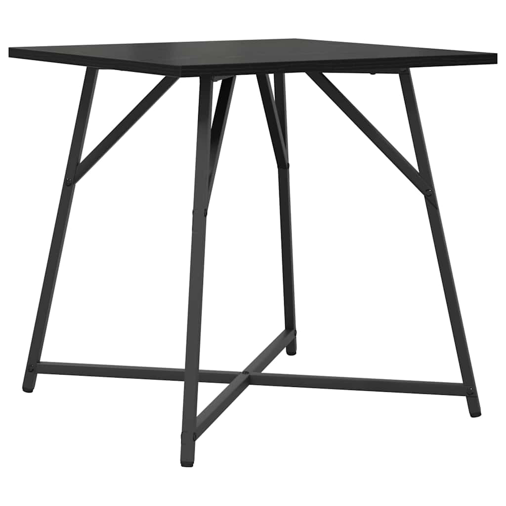 vidaXL Side Table Set 2 pcs Black Oak
