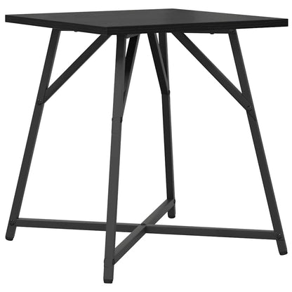 vidaXL Side Table Set 2 pcs Black Oak
