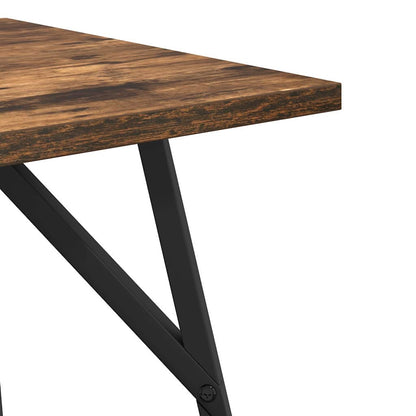 vidaXL Side Table Set 2 pcs Smoked Oak and Black