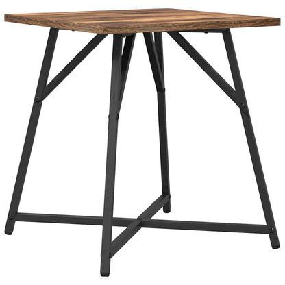 vidaXL Side Table Set 2 pcs Smoked Oak and Black