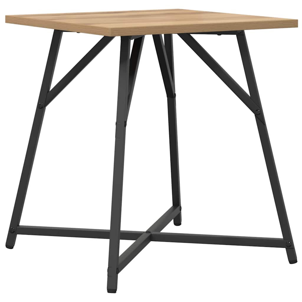 vidaXL Side Table Set 2 pcs Artisan Oak and Black