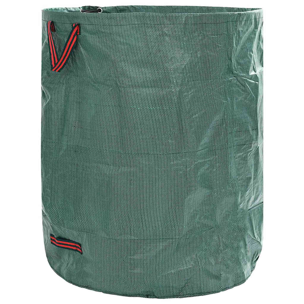 vidaXL Garden Waste Bags 4 pcs 500 L Green Polypropylene