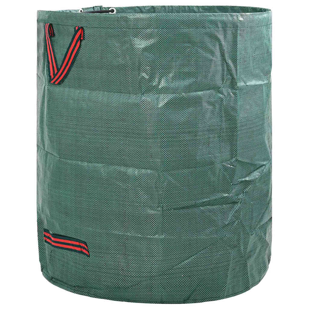 vidaXL Garden Waste Bags 12 pcs Green 67 x 67 x 75.5 cm Polypropylene