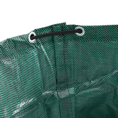 vidaXL Garden Waste Bags 12 pcs Green 66 x 66 x 83.5 cm Polypropylene