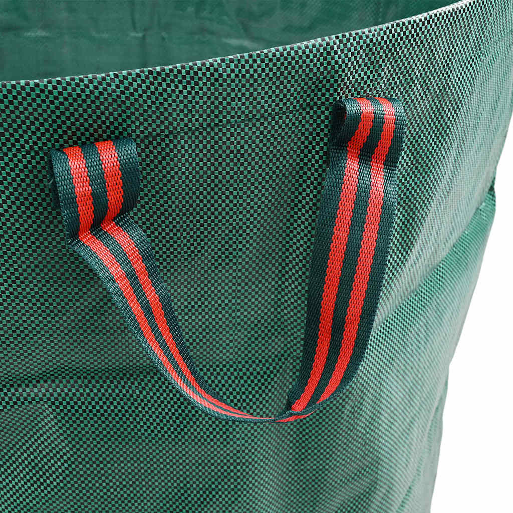 vidaXL Garden Waste Bags 12 pcs Green 66 x 66 x 83.5 cm Polypropylene