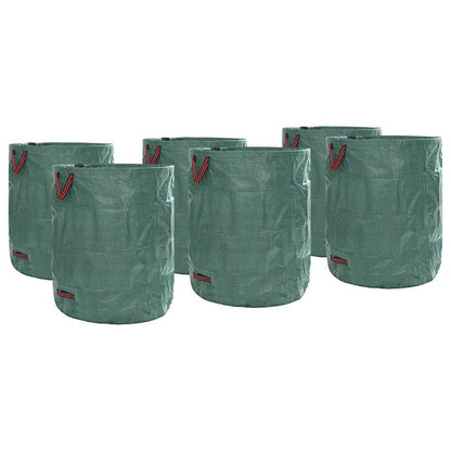 vidaXL Garden Waste Bags 12 pcs Green 79 x 79 x 99.5 cm Polypropylene