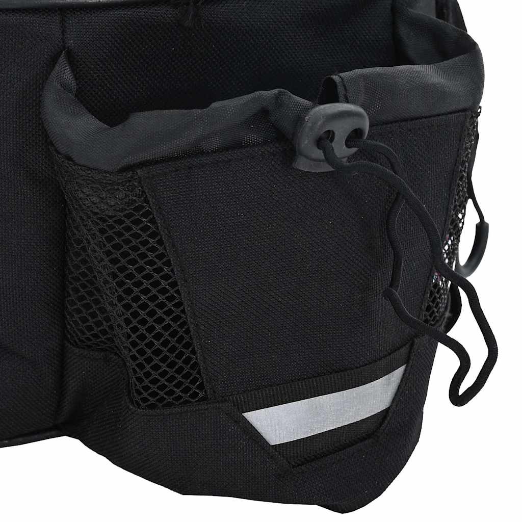 vidaXL Bicycle Bag Black 38 x 21 x 16 cm Polyester