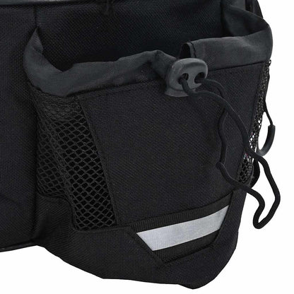 vidaXL Bicycle Bag Black 38 x 21 x 16 cm Polyester