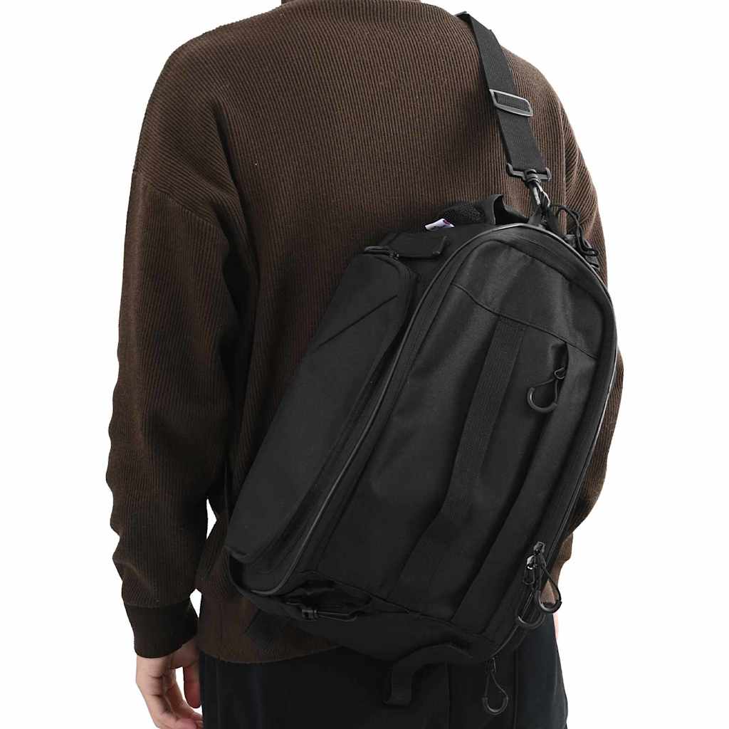 vidaXL Bicycle Bag Black 38 x 21 x 16 cm Polyester