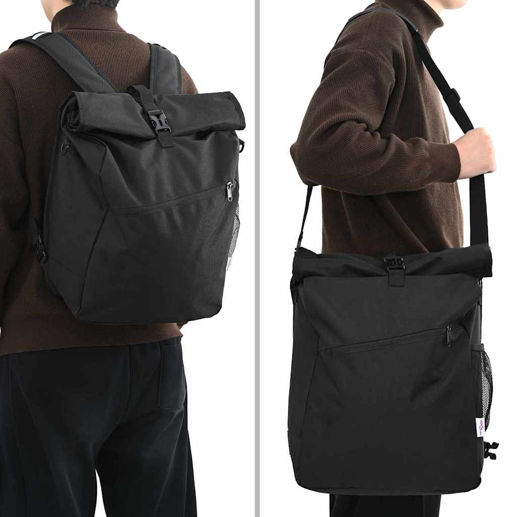 vidaXL Bicycle Bag Black 33 x 16 x 60 cm Polyester