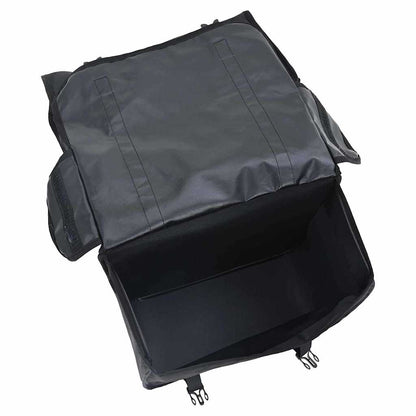 vidaXL Bicycle Bag Grey and Black 31.5 x 15.5 x 40 cm Polyester
