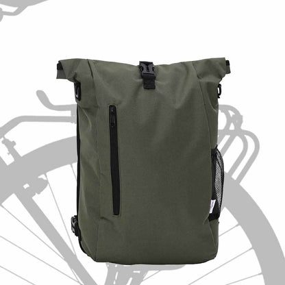 vidaXL Bicycle Bag Olive 31 x 13 x 58 cm Polyester