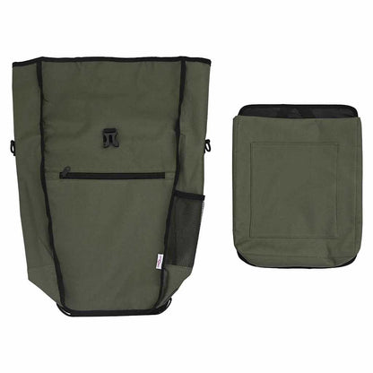 vidaXL Bicycle Bag Olive 34 x 16 x 59 cm Polyester