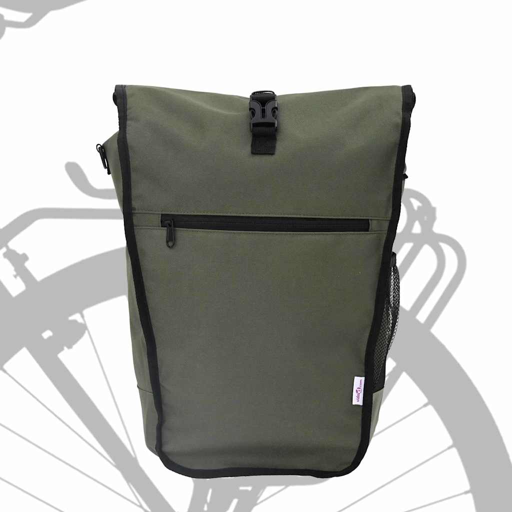 vidaXL Bicycle Bag Olive 34 x 16 x 59 cm Polyester