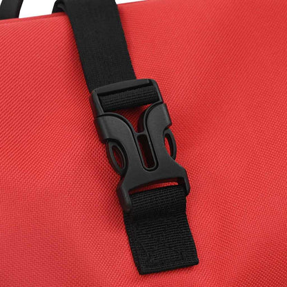 vidaXL Bicycle Bag Red 34 x 16 x 59 cm Polyester