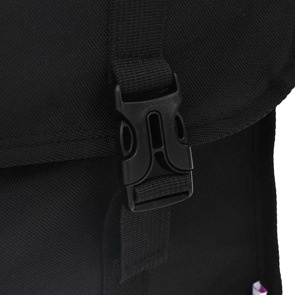 vidaXL Bicycle Bag Black 40 x 18.5 x 35 cm Polyester