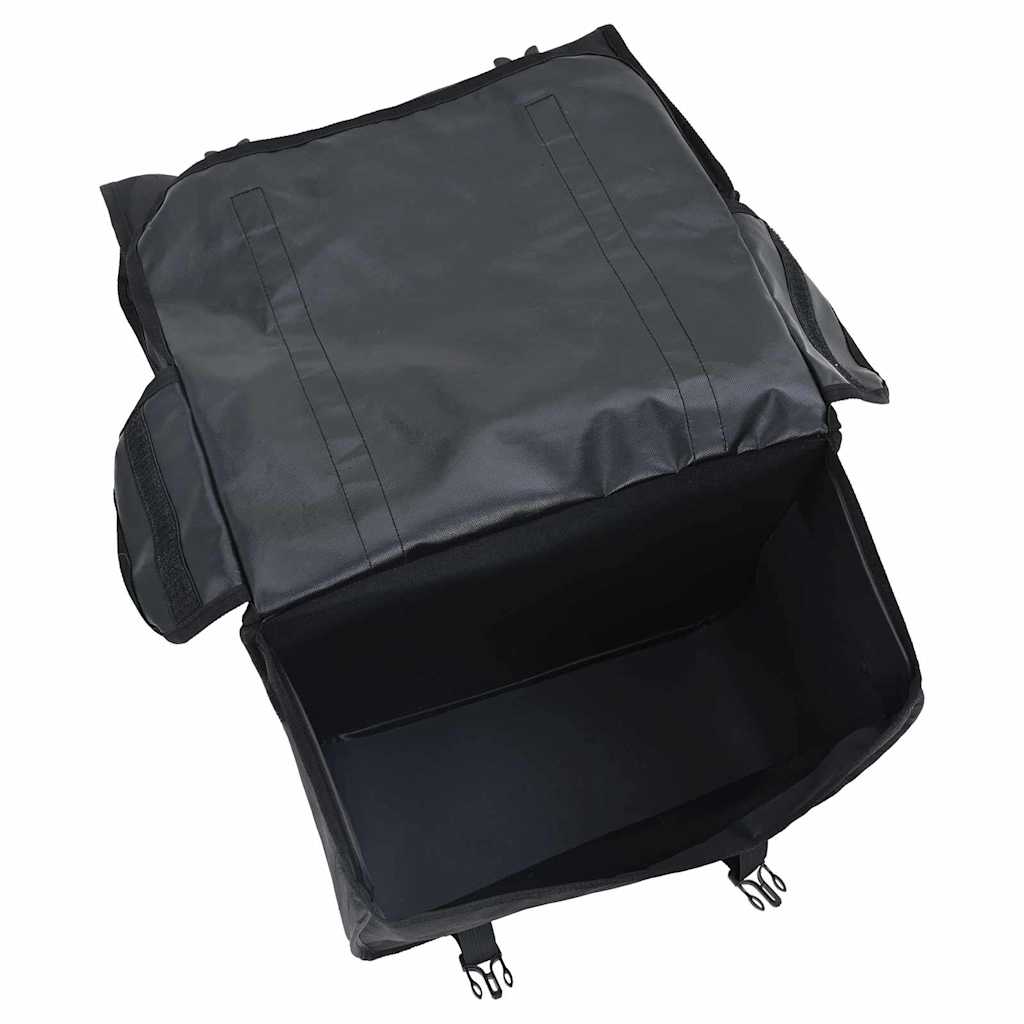 vidaXL Bicycle Bag Black 40 x 18.5 x 35 cm Polyester