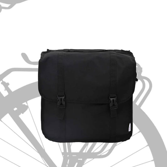 vidaXL Bicycle Bag Black 18.5 x 40 x 35 cm Polyester