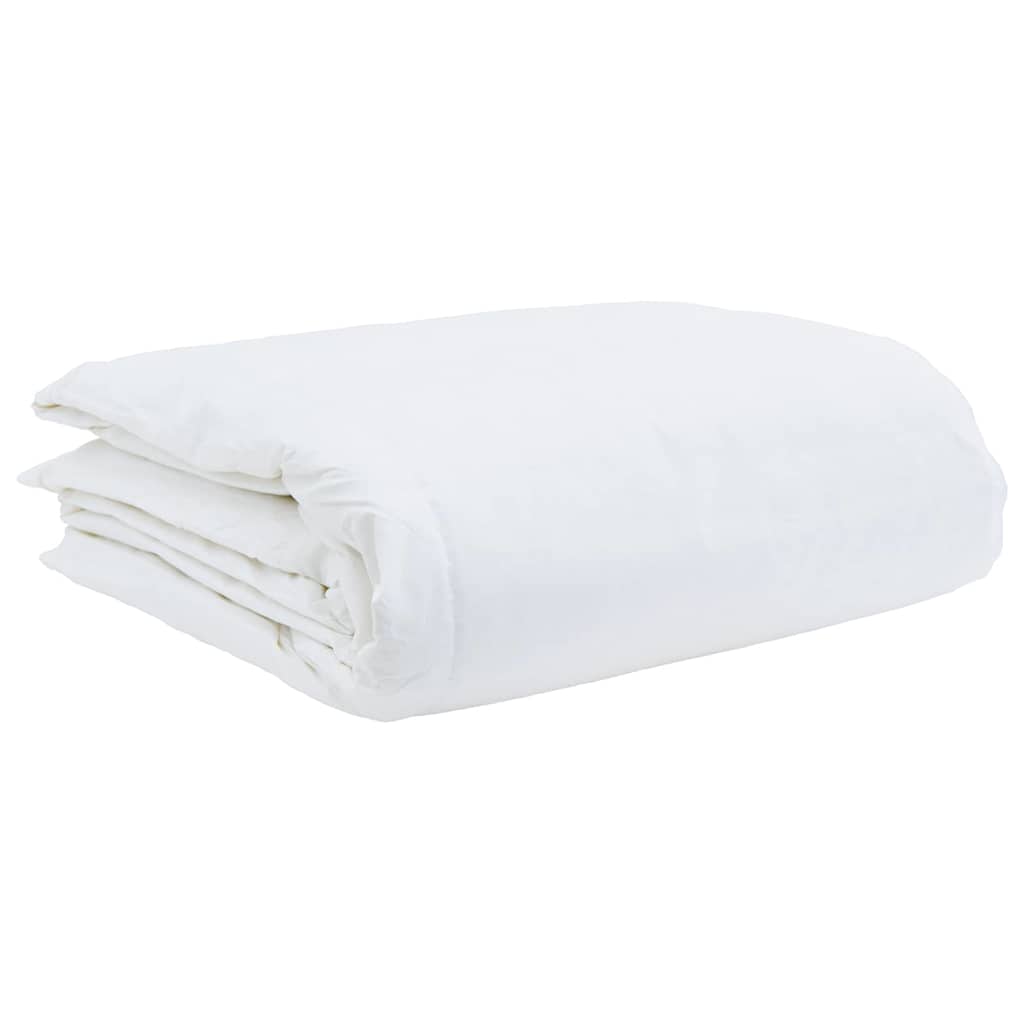 vidaXL Summer Duvet White 200 x 200 cm Feather
