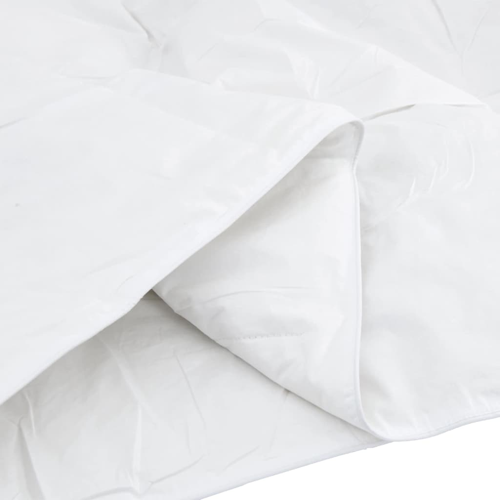 vidaXL Summer Duvet White 240 x 200 cm Feather