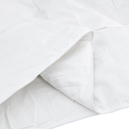 vidaXL Summer Duvet White 240 x 200 cm Feather