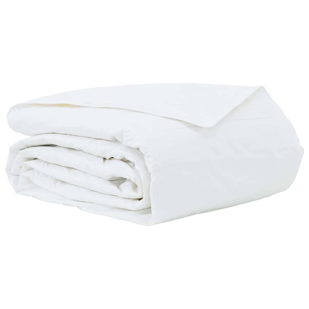 vidaXL Summer Duvet White 240 x 200 cm Feather