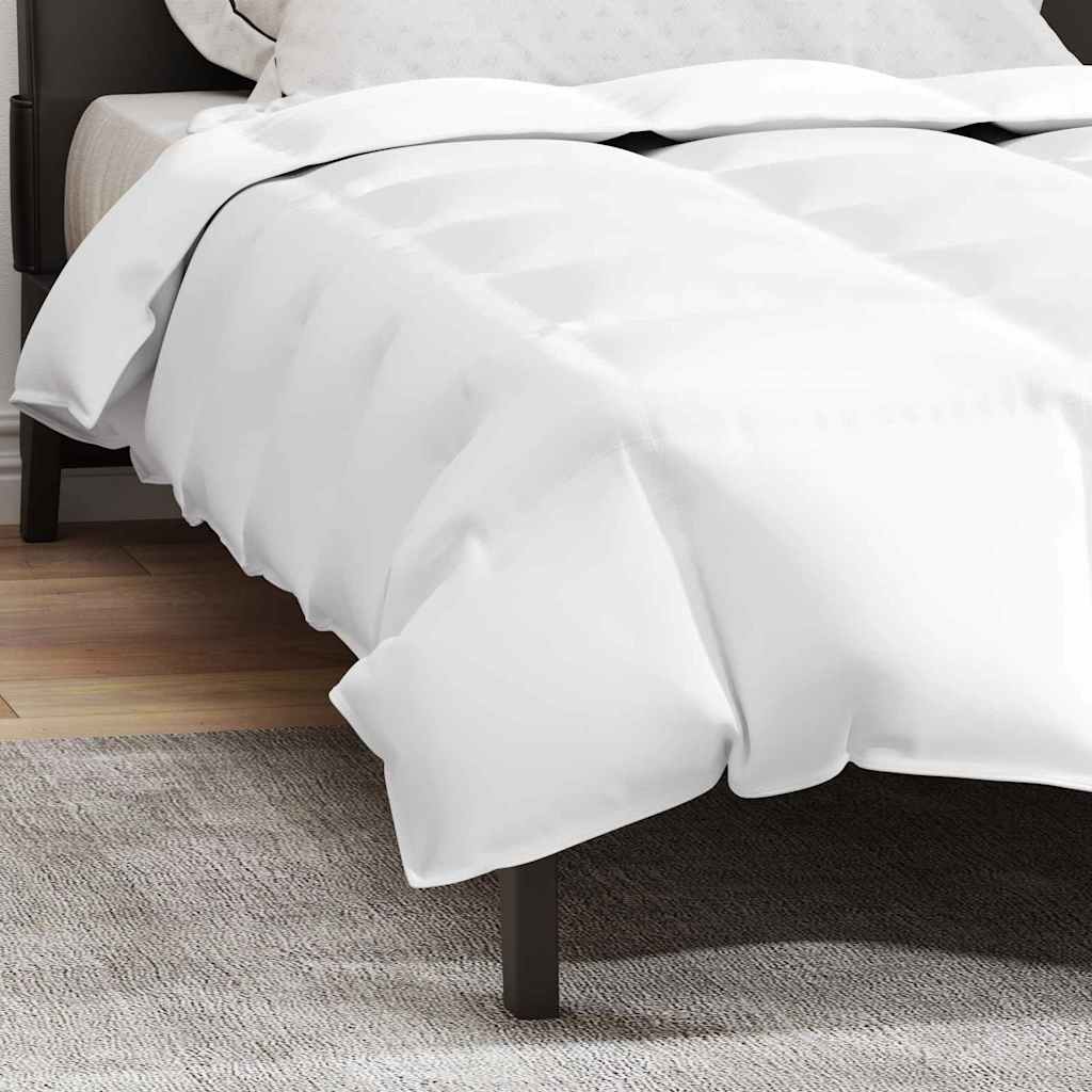 vidaXL Summer Duvet White 155 x 220 cm Feather