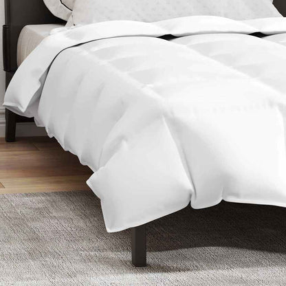 vidaXL Summer Duvet White 155 x 220 cm Feather