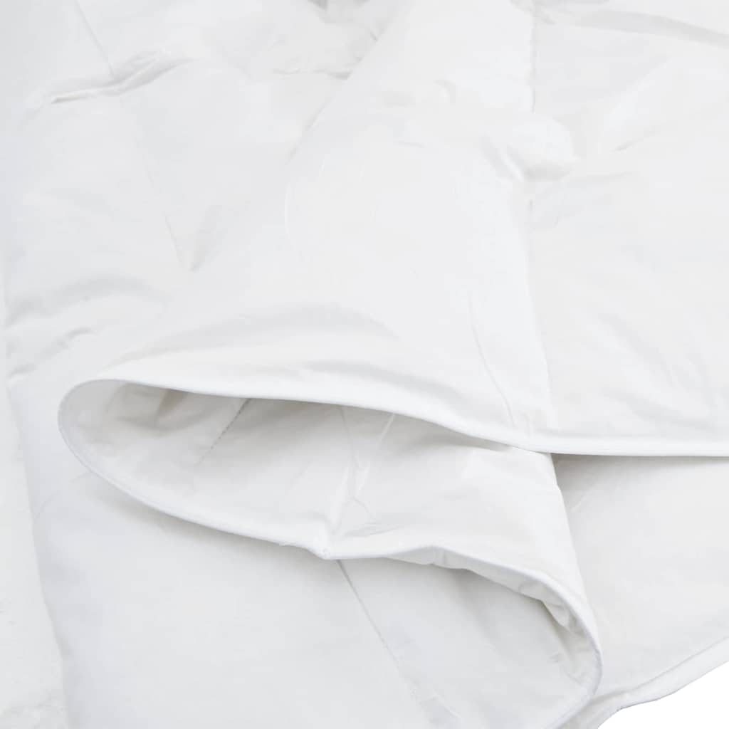 vidaXL Winter Duvet White 155 x 200 cm Down