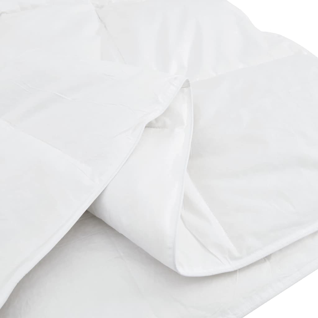vidaXL Winter Duvet White 155 x 200 cm Down