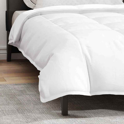 vidaXL 2-in-1 Duvet White 140 x 200 cm Down