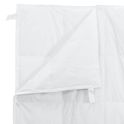 vidaXL 2-in-1 Duvet White 135 x 220 cm Down