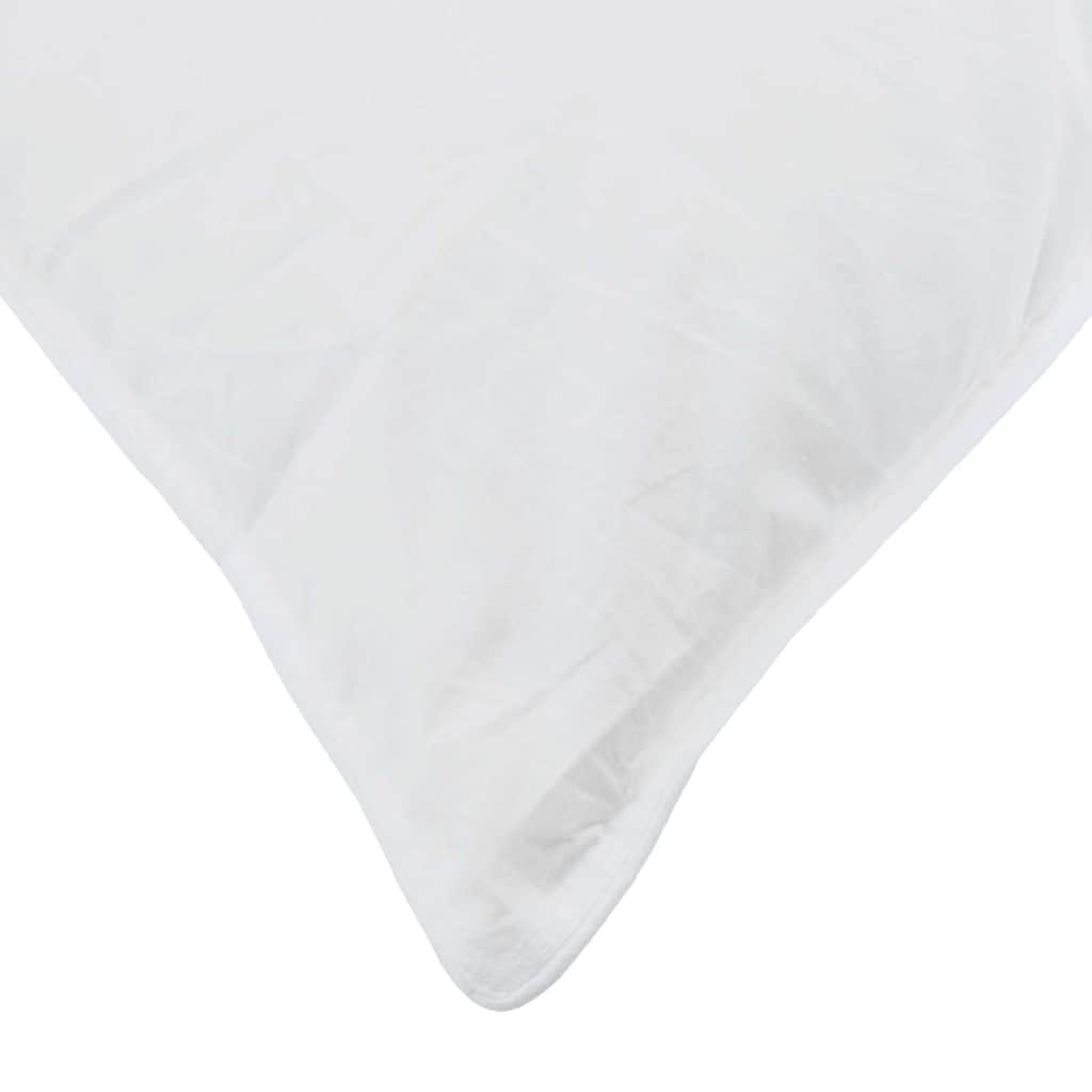 vidaXL Pillow with Pillow White 50 x 75 cm Cotton
