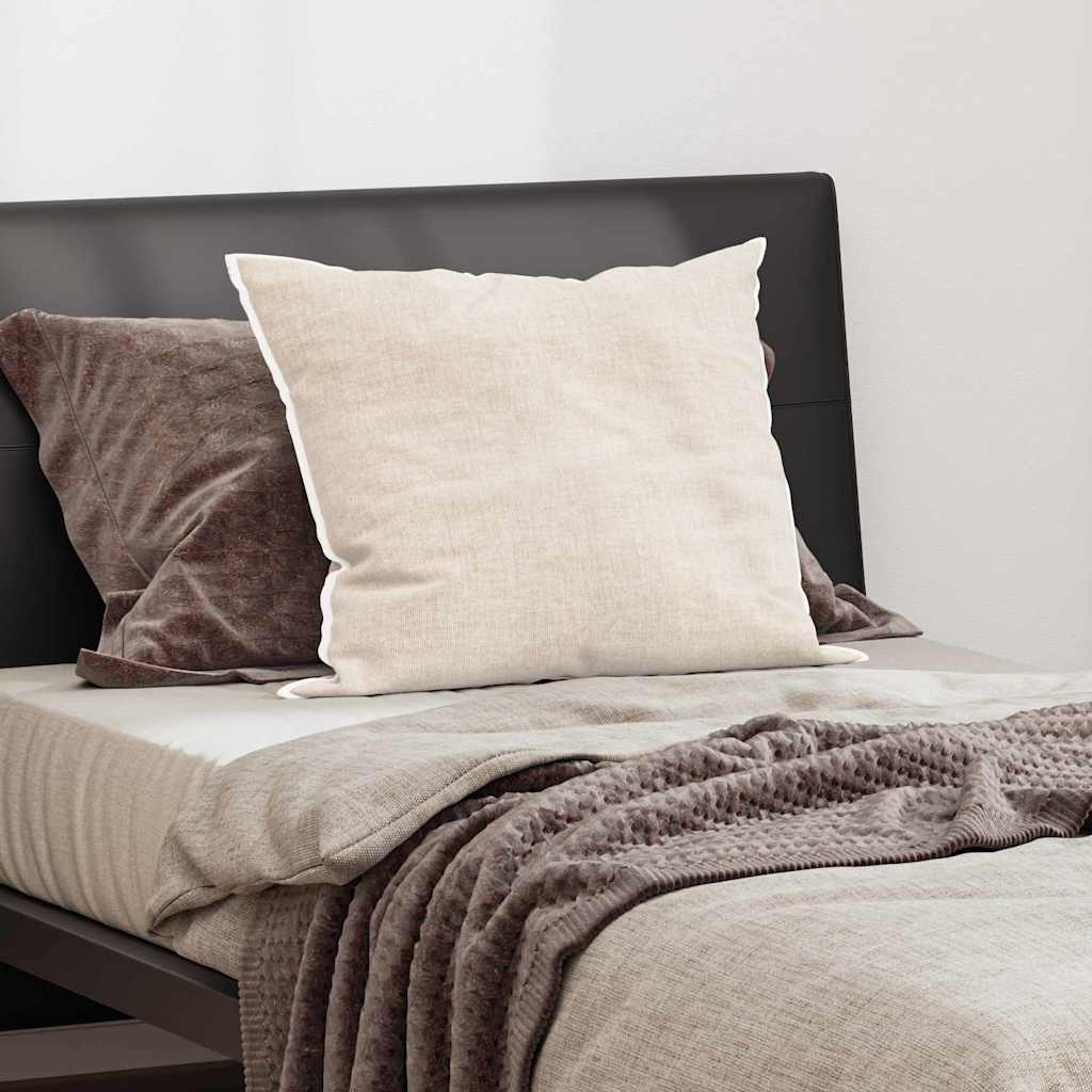 vidaXL Pillow with Pillow White 50 x 75 cm Cotton