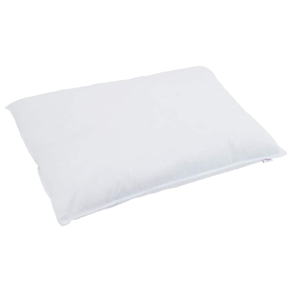 vidaXL Pillow with Pillow 2 pcs White 50 x 75 cm Cotton