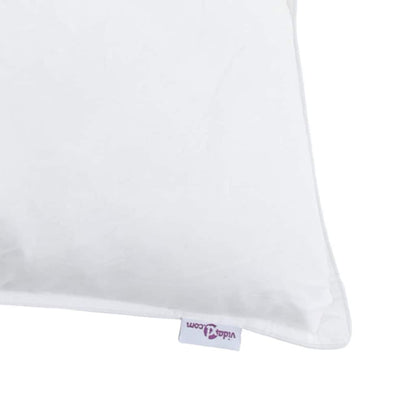 vidaXL Pillow with Pillow 2 pcs White 65 x 65 cm Cotton