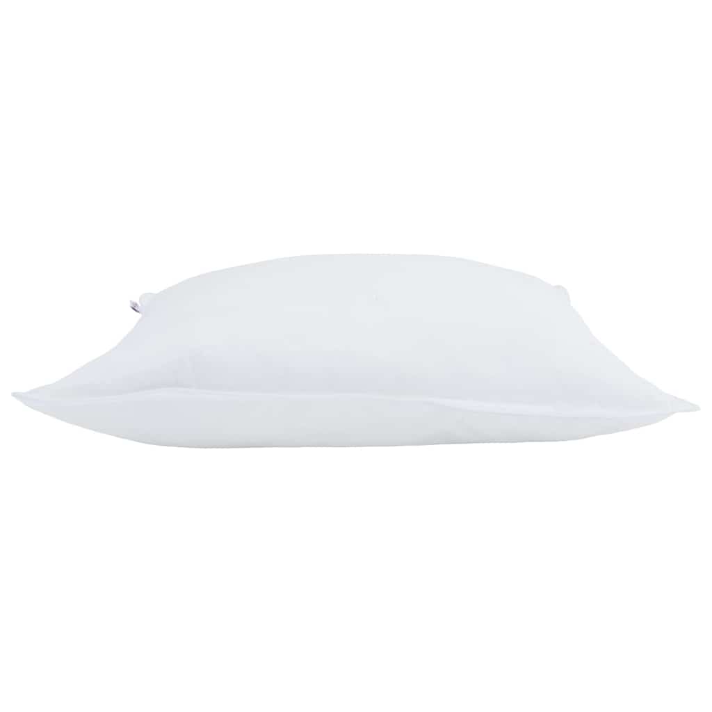vidaXL Pillow with Pillow 2 pcs White 65 x 65 cm Cotton