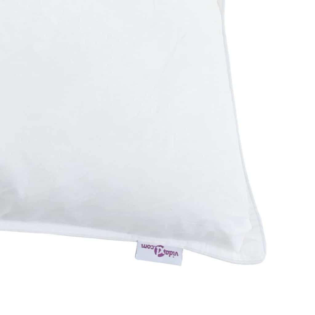 vidaXL Pillow with Pillow 2 pcs White 60 x 70 cm Cotton