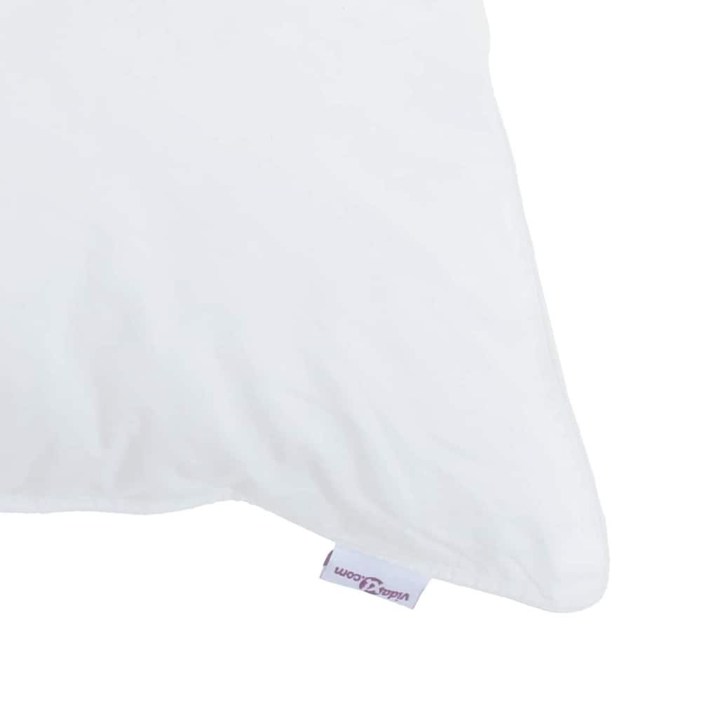 vidaXL Pillow with Pillow 2 pcs White 50 x 75 cm Cotton