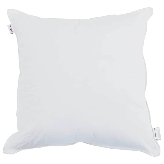vidaXL Pillow with Pillow 2 pcs White 65 x 65 cm Cotton