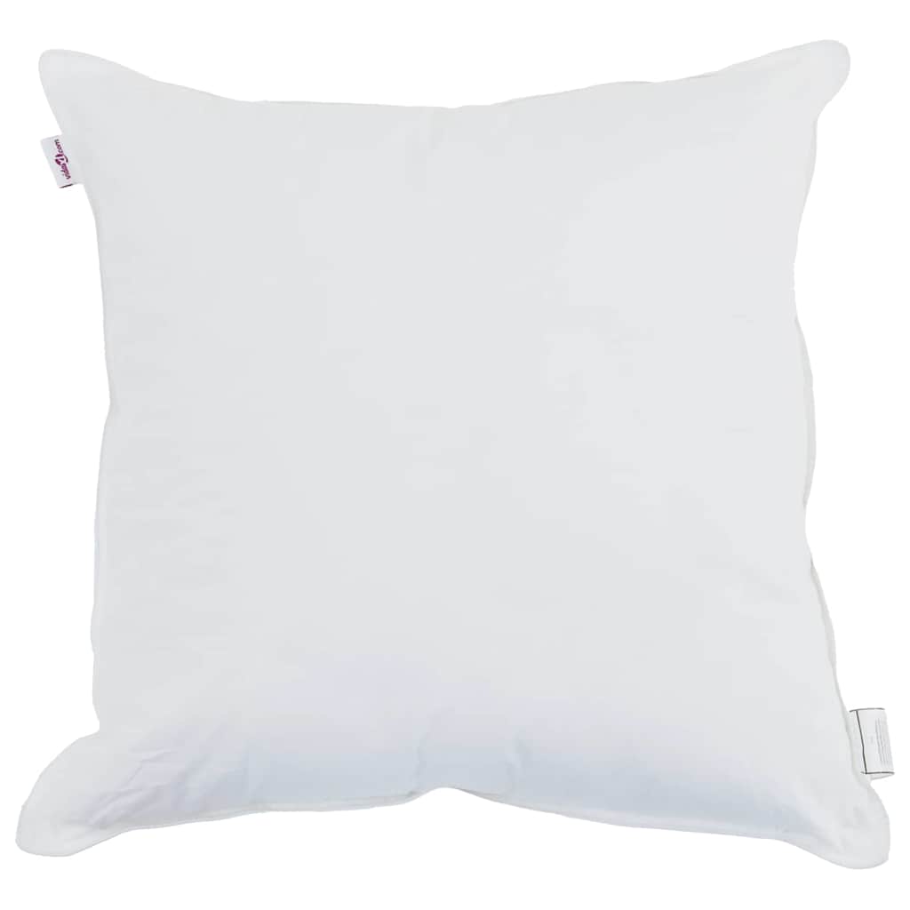 vidaXL Pillow with Pillow 2 pcs White 65 x 65 cm Cotton