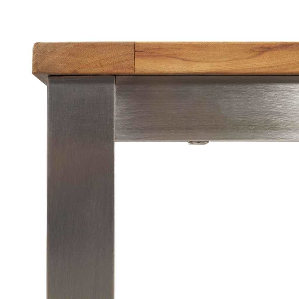 vidaXL DiningTable Brown 200 x 90 x 75 cm Solid Acacia Wood